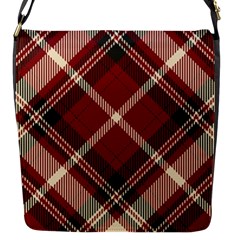 Tartan-scotland-seamless-plaid-pattern-vector-retro-background-fabric-vintage-check-color-square-geo Flap Closure Messenger Bag (S)