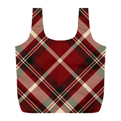 Tartan-scotland-seamless-plaid-pattern-vector-retro-background-fabric-vintage-check-color-square-geo Full Print Recycle Bag (L)