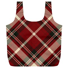 Tartan-scotland-seamless-plaid-pattern-vector-retro-background-fabric-vintage-check-color-square-geo Full Print Recycle Bag (XL)