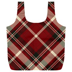 Tartan-scotland-seamless-plaid-pattern-vector-retro-background-fabric-vintage-check-color-square-geo Full Print Recycle Bag (XXL)