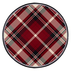 Tartan-scotland-seamless-plaid-pattern-vector-retro-background-fabric-vintage-check-color-square-geo Wireless Fast Charger(Black)