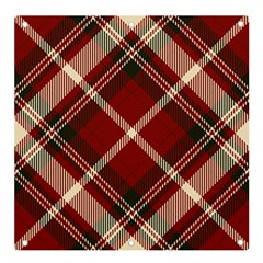 Tartan-scotland-seamless-plaid-pattern-vector-retro-background-fabric-vintage-check-color-square-geo Banner and Sign 4  x 4 