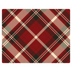 Tartan-scotland-seamless-plaid-pattern-vector-retro-background-fabric-vintage-check-color-square-geo Premium Plush Fleece Blanket (Medium)