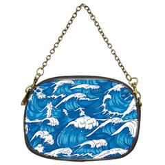 Storm-waves-seamless-pattern-raging-ocean-water-sea-wave-vintage-japanese-storms-print-illustration- Chain Purse (two Sides) by uniart180623