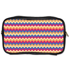 Zigzag-pattern-seamless-zig-zag-background-color Toiletries Bag (two Sides) by uniart180623