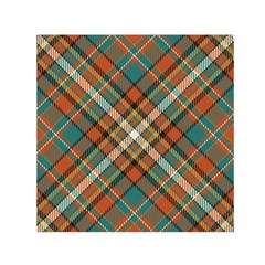 Tartan-scotland-seamless-plaid-pattern-vector-retro-background-fabric-vintage-check-color-square-geo Square Satin Scarf (30  X 30 ) by uniart180623