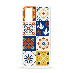 Mexican-talavera-pattern-ceramic-tiles-with-flower-leaves-bird-ornaments-traditional-majolica-style- Samsung Galaxy S20 6 2 Inch Tpu Uv Case by uniart180623