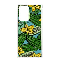 Seamless-pattern-with-cucumber-slice-flower-colorful-hand-drawn-background-with-vegetables-wallpaper Samsung Galaxy Note 20 Ultra Tpu Uv Case by uniart180623
