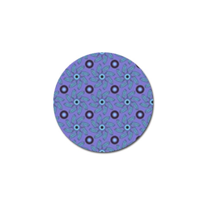 Floral-seamless-pattern Golf Ball Marker