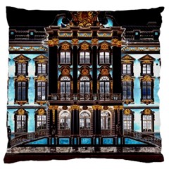 Catherine-s-palace-st-petersburg Large Premium Plush Fleece Cushion Case (two Sides) by uniart180623