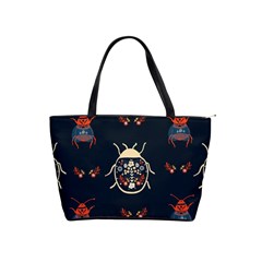 Floral-bugs-seamless-pattern Classic Shoulder Handbag by uniart180623