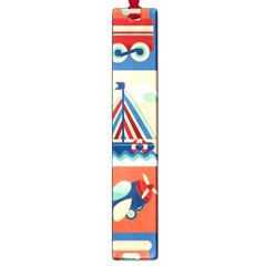 Toy-transport-cartoon-seamless-pattern-with-airplane-aerostat-sail-yacht-vector-illustration Large Book Marks by uniart180623