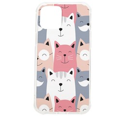 Cute Seamless Pattern With Cats Iphone 12 Pro Max Tpu Uv Print Case