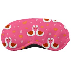 Swan-pattern-elegant-style Sleeping Mask by uniart180623