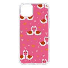 Swan-pattern-elegant-style Iphone 14 Plus Tpu Uv Print Case by uniart180623