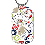 Animals-pattern Dog Tag (Two Sides) Back