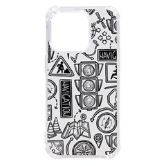 Navigation-seamless-pattern Iphone 14 Pro Tpu Uv Print Case by uniart180623