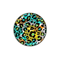 Seamless-leopard-wild-pattern-animal-print Hat Clip Ball Marker (10 Pack)