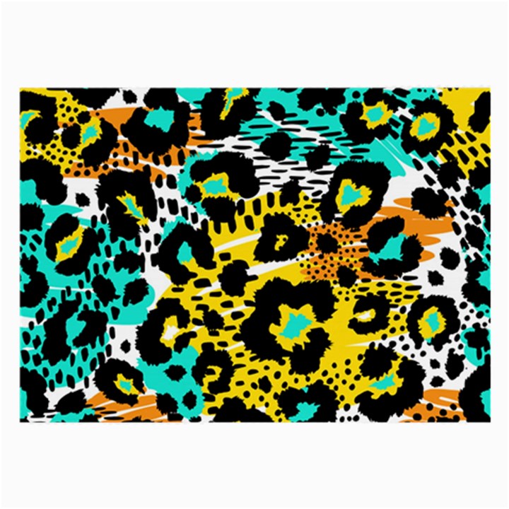 Seamless-leopard-wild-pattern-animal-print Large Glasses Cloth