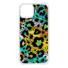 Seamless-leopard-wild-pattern-animal-print iPhone 14 TPU UV Print Case