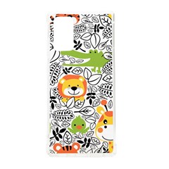 Seamless-pattern-with-wildlife-cartoon Samsung Galaxy Note 20 Tpu Uv Case by uniart180623