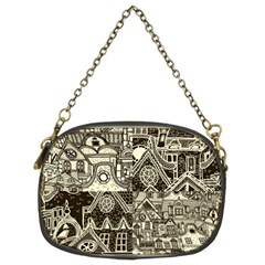 Four-hand-drawn-city-patterns Chain Purse (two Sides) by uniart180623
