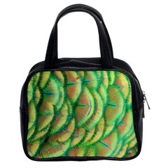 Beautiful-peacock Classic Handbag (Two Sides)