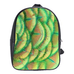 Beautiful-peacock School Bag (Large)