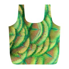 Beautiful-peacock Full Print Recycle Bag (L)