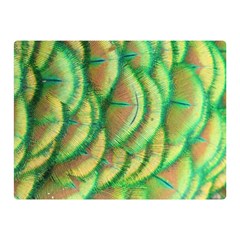 Beautiful-peacock Two Sides Premium Plush Fleece Blanket (Mini)