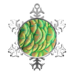 Beautiful-peacock Metal Small Snowflake Ornament