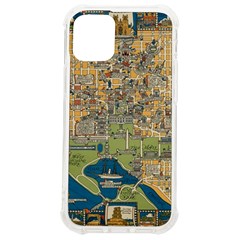 Vintatge Map Of Washington Dc Iphone 12 Mini Tpu Uv Print Case	 by uniart180623