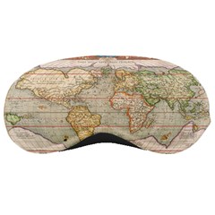 Old World Map Of Continents The Earth Vintage Retro Sleeping Mask by uniart180623