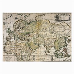 Tartaria Tartaria Empire Map Vintage World Large Glasses Cloth by uniart180623