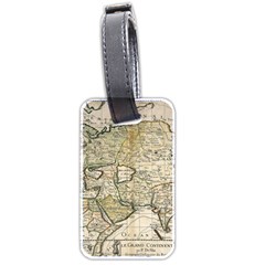 Tartaria Tartaria Empire Map Vintage World Luggage Tag (two Sides) by uniart180623