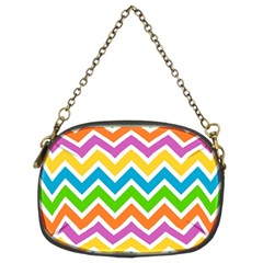 Chevron-pattern-design-texture Chain Purse (two Sides) by uniart180623