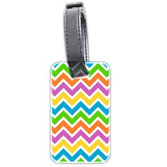 Chevron-pattern-design-texture Luggage Tag (two Sides)