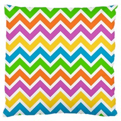 Chevron-pattern-design-texture Large Cushion Case (two Sides) by uniart180623