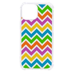 Chevron-pattern-design-texture Iphone 13 Mini Tpu Uv Print Case by uniart180623