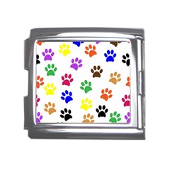 Pawprints-paw-prints-paw-animal Mega Link Italian Charm (18mm) by uniart180623