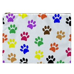 Pawprints-paw-prints-paw-animal Cosmetic Bag (xxl) by uniart180623