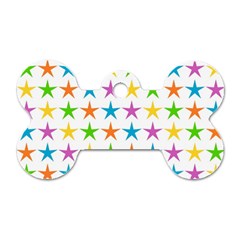 Star-pattern-design-decoration Dog Tag Bone (two Sides) by uniart180623
