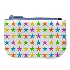 Star-pattern-design-decoration Large Coin Purse by uniart180623