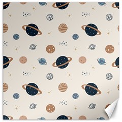 Space Planets Art Pattern Design Wallpaper Canvas 16  X 16  by uniart180623