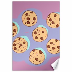 Cookies Chocolate Chips Chocolate Cookies Sweets Canvas 12  X 18  by uniart180623