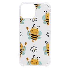 Art Bee Pattern Design Wallpaper Background Iphone 13 Mini Tpu Uv Print Case by uniart180623