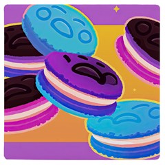 Cookies Chocolate Cookies Sweets Snacks Baked Goods Food UV Print Square Tile Coaster 