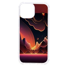 Fire Flame Burn Hot Heat Light Burning Orange Iphone 13 Mini Tpu Uv Print Case by uniart180623