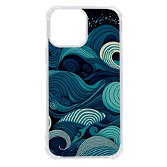 Waves Ocean Sea Abstract Whimsical Abstract Art Iphone 13 Pro Max Tpu Uv Print Case by uniart180623