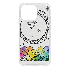 Rainbow Fun Cute Minimal Doodle Drawing Iphone 13 Pro Tpu Uv Print Case by uniart180623